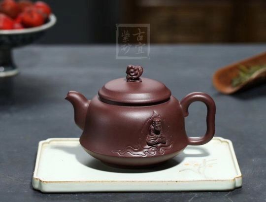 《禪悟》紫砂壺純手工宜興黃龍山紫泥紫砂泥泡茶壺茶具