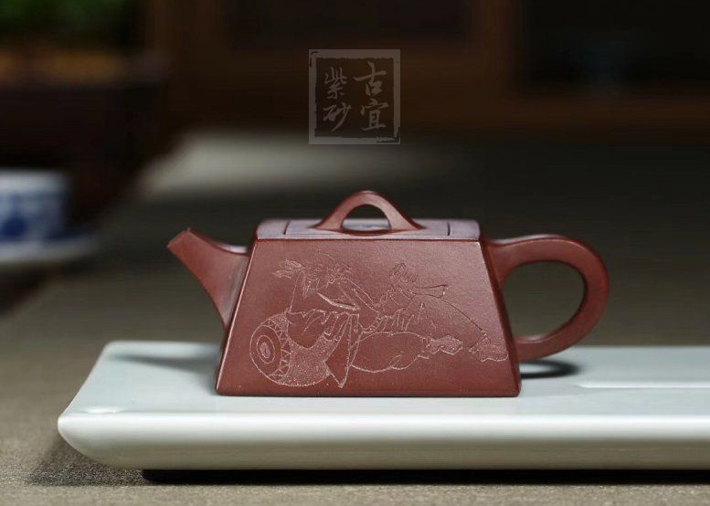 《品茗論道》宜興紫砂壺純手工名全泡茶具茶底槽青創新壺