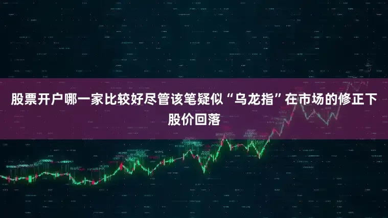 股票开户哪一家比较好尽管该笔疑似“乌龙指”在市场的修正下股价回落